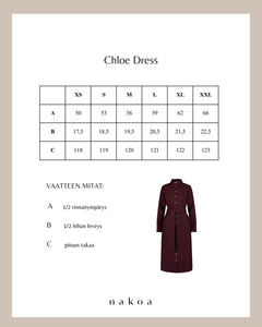 Chloe Linen Dress Merlot - IVALO.COM
