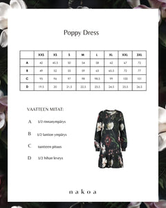 Poppy Dress Noir - IVALO.COM