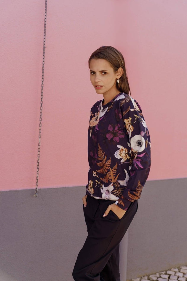 Casual Chic Print Shirt Secret Lily - IVALO.COM