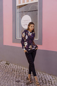 Casual Chic Print Shirt Secret Lily - IVALO.COM
