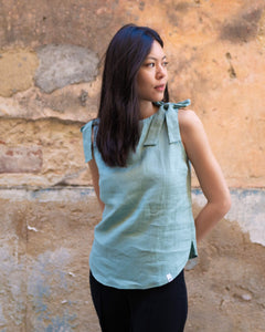 Lauren Top Desert Sage Green