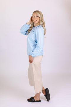 Paloma Blouse Sky Blue