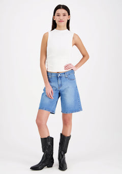 Nina Denim Shorts Light Blue