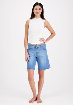 Nina Denim Shorts Light Blue
