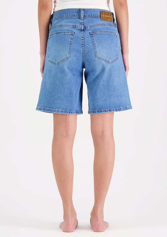 Nina Denim Shorts Light Blue