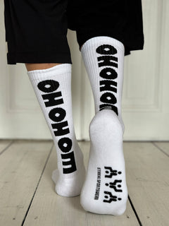 Logo Tennis Socks White