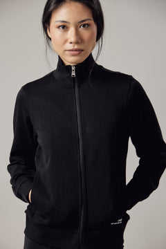 Women's High Neck Zip Up Sweatshirt