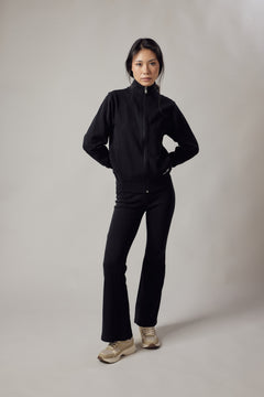 Women's High Neck Zip Up Sweatshirt
