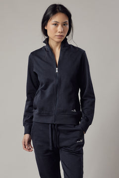 Women's High Neck Zip Up Sweatshirt