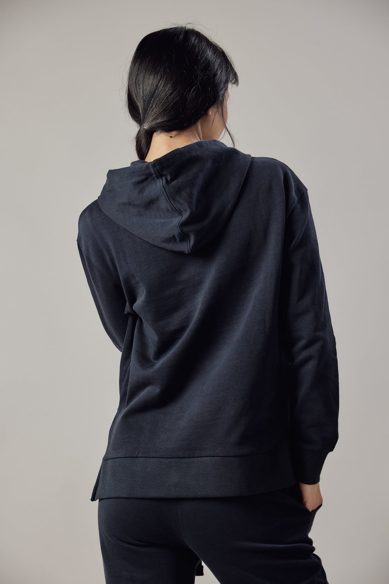 Women's Hoodie With Side Slits