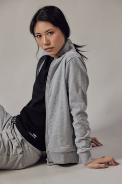Women's High Neck Zip Up Sweatshirt