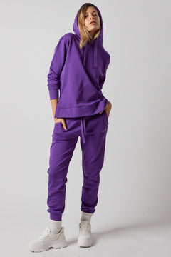 Women's Side Slit Sweatshirt & Joggers Set