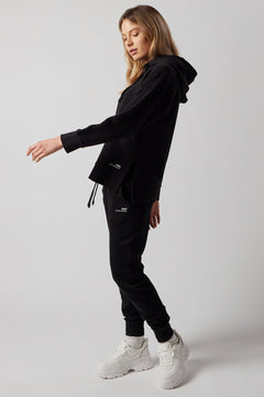 Women's Side Slit Sweatshirt & Joggers Set