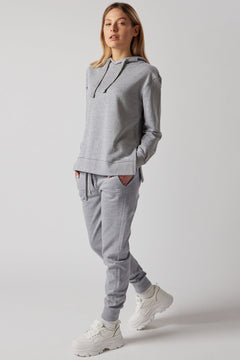 Women's Side Slit Sweatshirt & Joggers Set