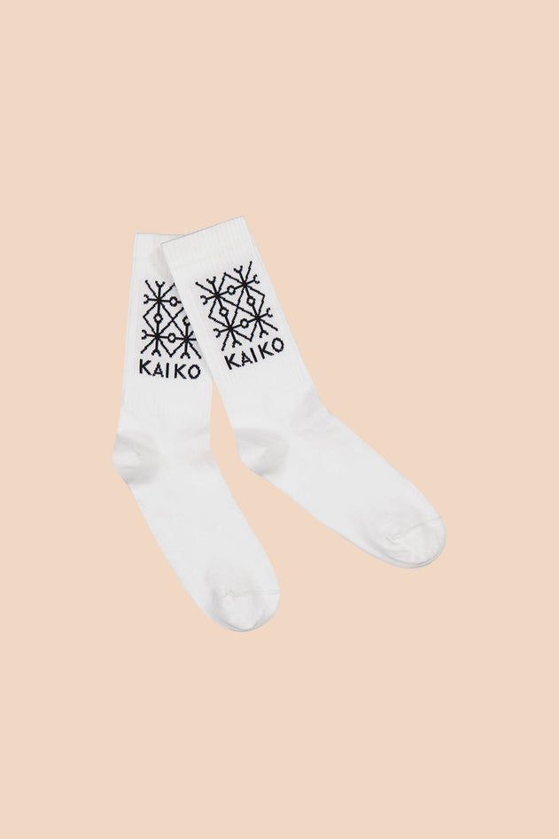 Kaiko Logo Socks White