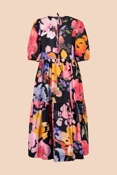 Tiered Midi Dress Wild Lea