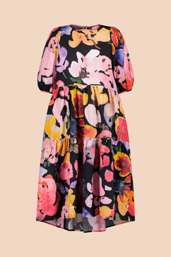 Tiered Midi Dress Wild Lea
