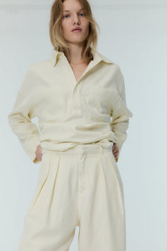 Tribeca Shirt Vanilla Cream White