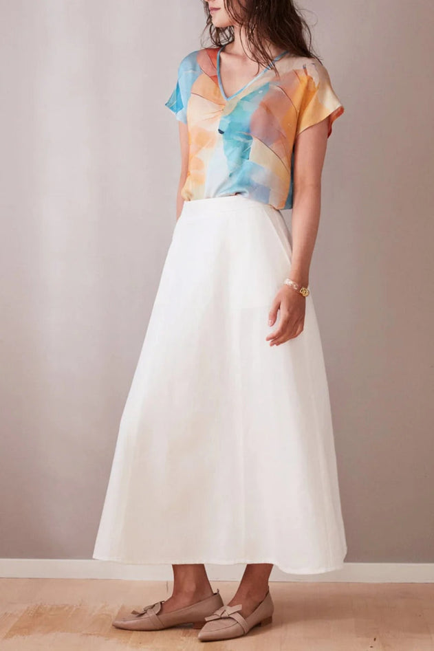 Flow Skirt White - Studio Heijne