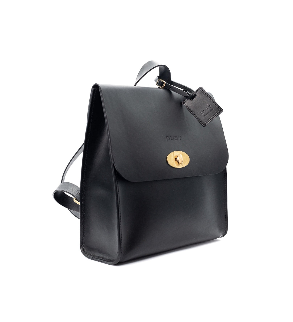 Leather Backpack Artist Collection Cuoio Black