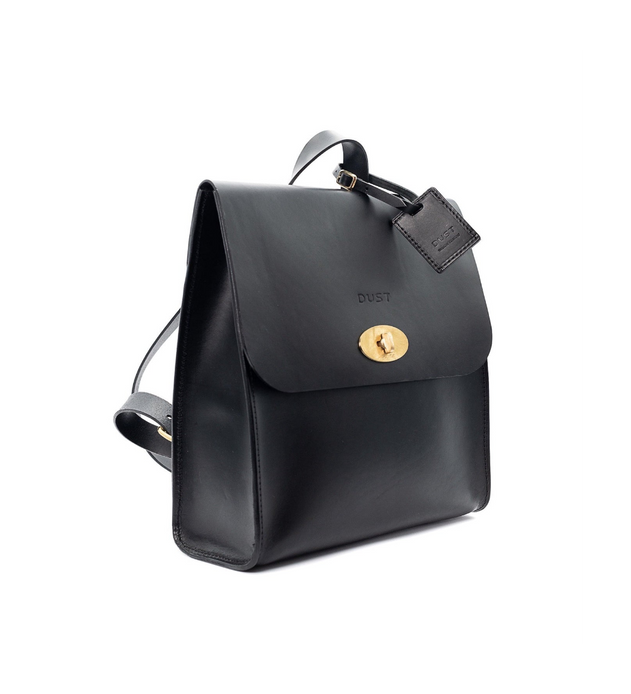Leather Backpack Artist Collection Cuoio Black