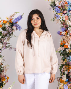 Paloma Blouse Sandshell Beige