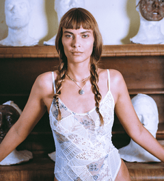 Bouquet Lace Patchwork Bodysuit