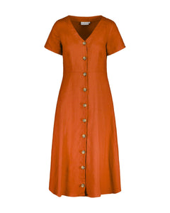 Penelope Dress Burnt Orange