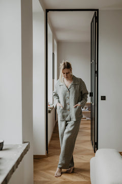 Linen Pajama Set Praurimė