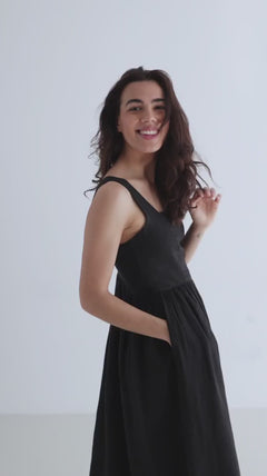 Formentera Dress Black