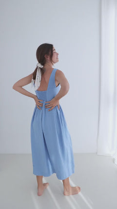 Formentera Dress Denim Blue