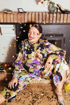 Puff Blouse Olive Anemone