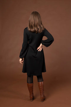 Puffi Merino Dress Black