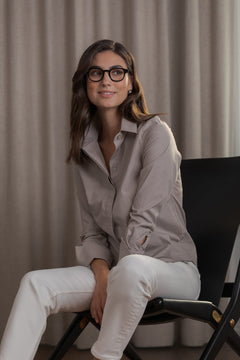 Regular Cotton Shirt Greige