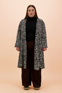 Rib Rollneck Long Sleeve Black
