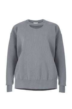 Rotondo Merino Jumper Light Grey