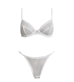 Saga Underwear String Set White