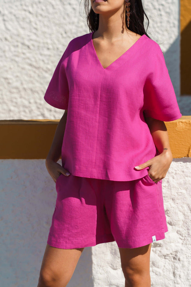 Savanna Top Candy Pink