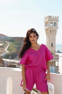 Savanna Top Candy Pink