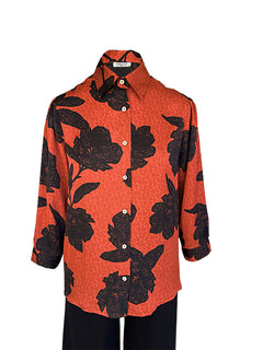 Full Button Front Printed Shirt