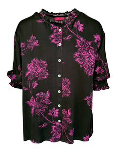 Satin Viscose Printed Shirt