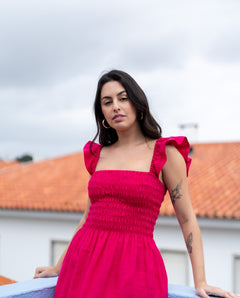 Ariela Mekko Peacock Pinkki