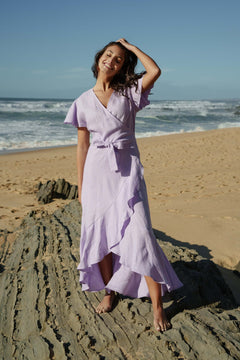 Annika Dress Lupine Purple