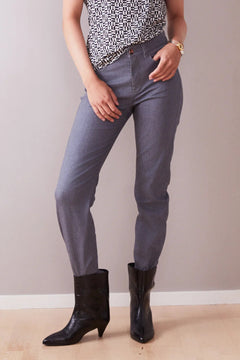 Straight Leg Jeans Grey - Studio Heijne