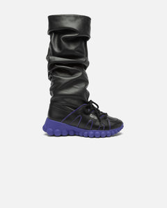 String Boots Black/Violet