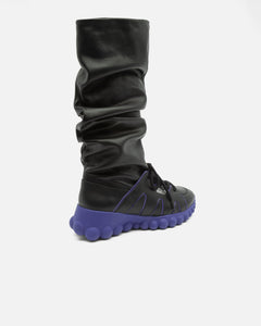 String Boots Black/Violet
