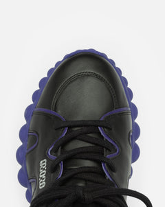 String Boots Black/Violet