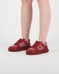 Oyster Sneakers Cherry/Rose Leather