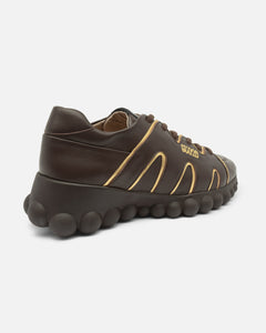 Chain Reaction Sneakers Espresso Leather
