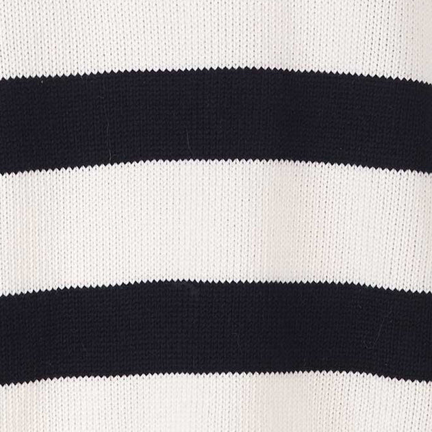 Marina Merino Jumper White Striped